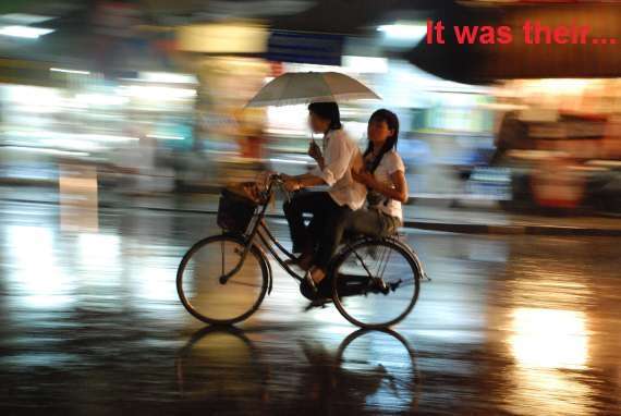 Bicycling in the Rain