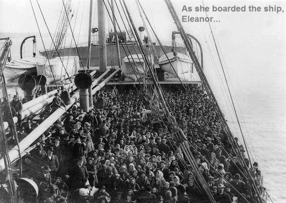 Ellis Island Passengers Aboard Ship