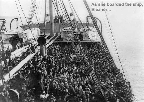 Ellis Island Passengers Aboard Ship