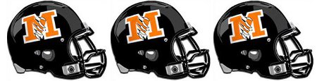 McCamey Football Helmets