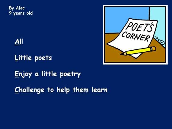 Acrostic Poetry