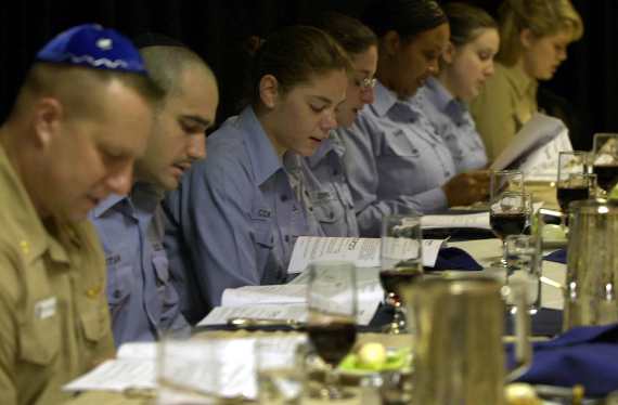 Passover Seder on USS Nimitz
