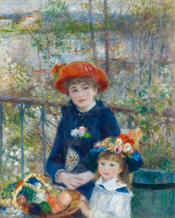 Renior The Two Sisters on the Terrace