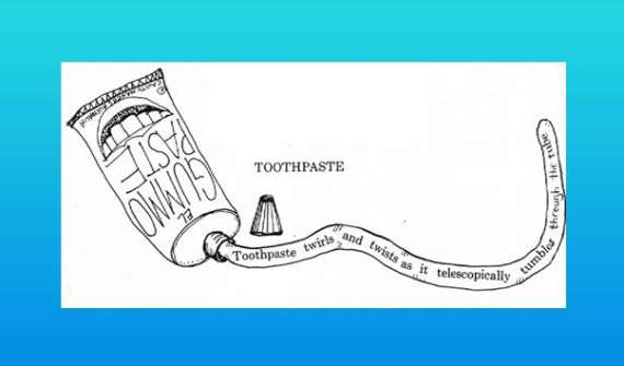 Toothpaste Shape Poem