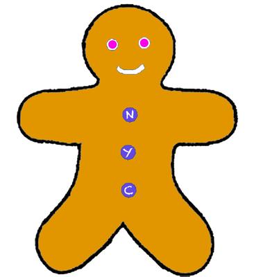 NYC Gingerbread Man
